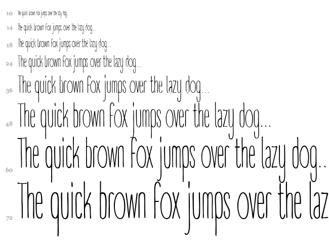 A Day Without Sun font waterfall